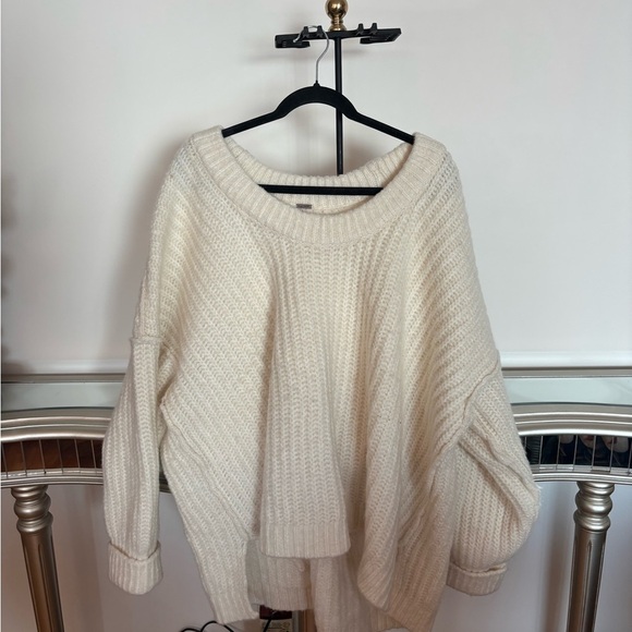 Free People Cream Knit Sweater - Picture 2 of 4